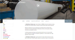 Desktop Screenshot of manifatturacattaneo.it