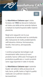 Mobile Screenshot of manifatturacattaneo.com